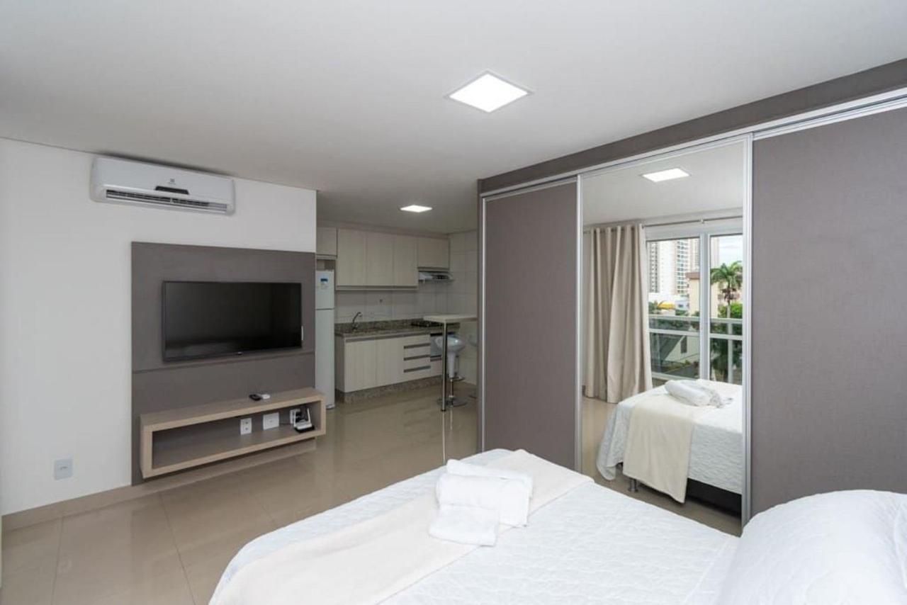 Апартаменты Flat Mobiliado No Edificio The Expression - Setor Bueno - Th505 Гояния Экстерьер фото